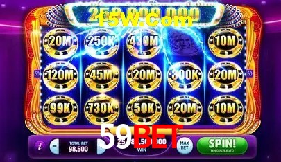 Jackpots e promoções na 59Bet